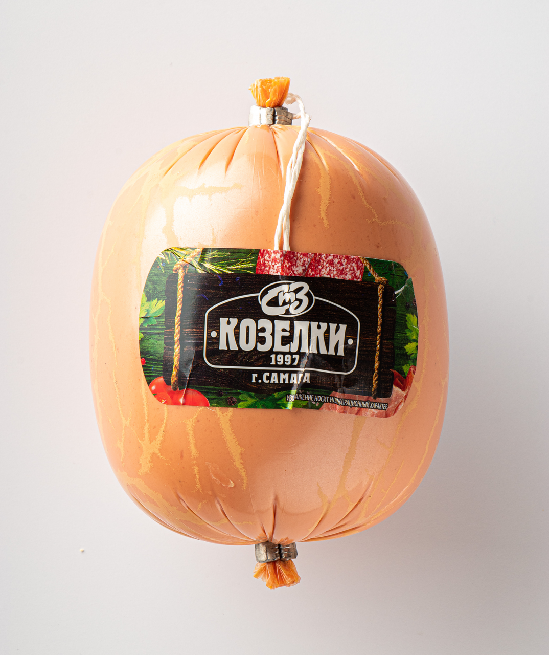 Колбаса из мяса птицы Козелки оригинальная вареная, 500г купить с ...