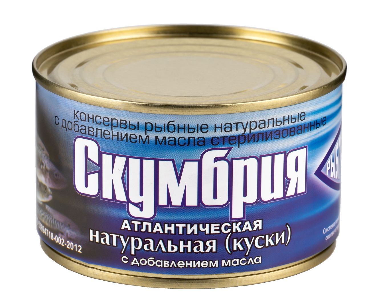 СкумбрияРыбпромпродуктДальневосточнаясмаслом,250г