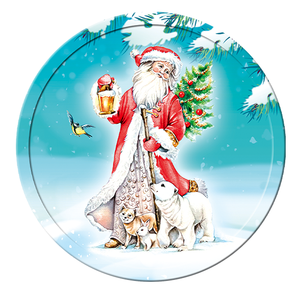 Медаль шоколадная Мок-Мок Новый Год, 25г