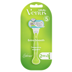 Станок для бритья Gillette Venus Extra Smooth Embrace 1шт + 2 кассеты