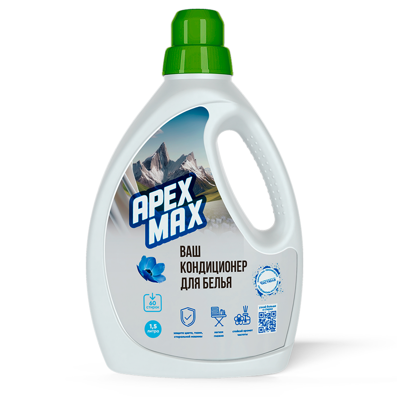 Кондиционер для белья Apex Max Цветочный аромат, 1.5л