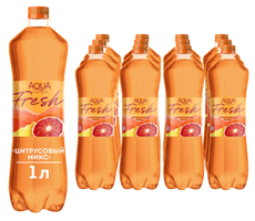Вода Aqua Minerale Fresh Цитрусовый микс газированная, 1л x 12 шт