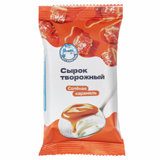 Сырок творожный Снеговичок с соленой карамелью 9%, 90г