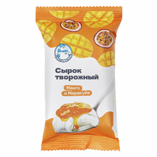 Сырок творожный Снеговичок с манго и маракуйей 9%, 90г