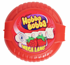 Жевательная резинка Hubba Bubba Mega Long Snappy Strawberry, 56г