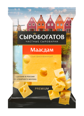 Сыр Сыробогатов Маасдам полутвердый 45%, 180г