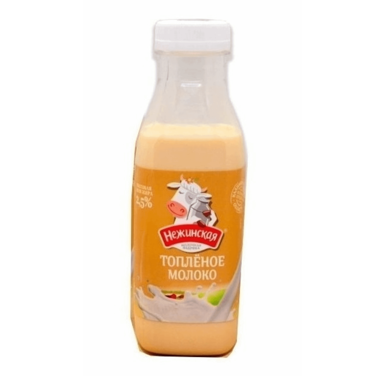 Молоко Нежинская топленое ГОСТ 2.5%, 400г