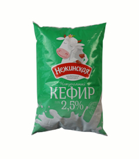 Кефир Нежинская ГОСТ 2.5%, 800г