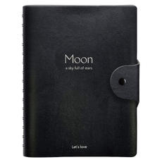 Бизнес-тетрадь Infolio Universe на спирали черная А5, 96л