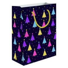 Сумка бумажная Academy Style Новый Год, 33 x 43 x 10см