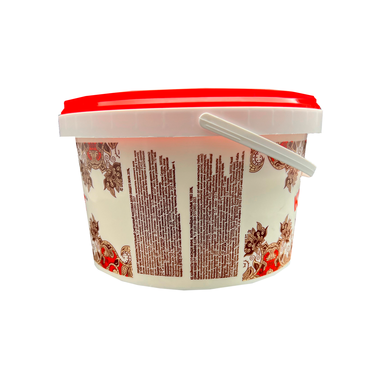 Продукт сметанный Кубанское ведерко 20%, 2.5кг