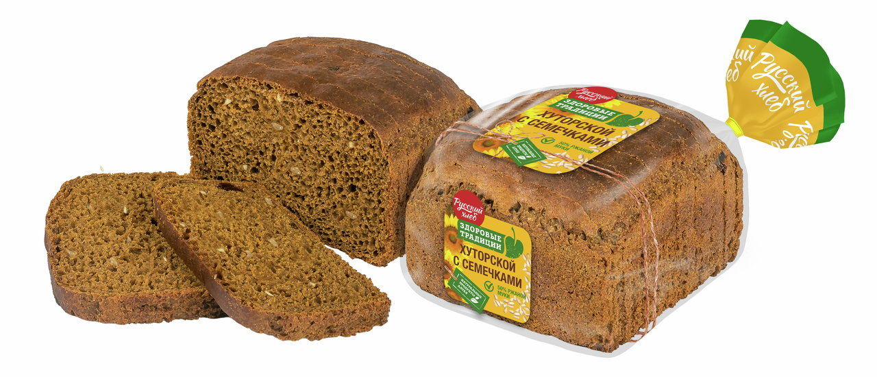 Хлеб Русский хлеб с семечками нарезка, 300г