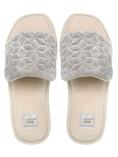 Тапочки женские Lucky Land 4810 W-CH-O Ромб открытые