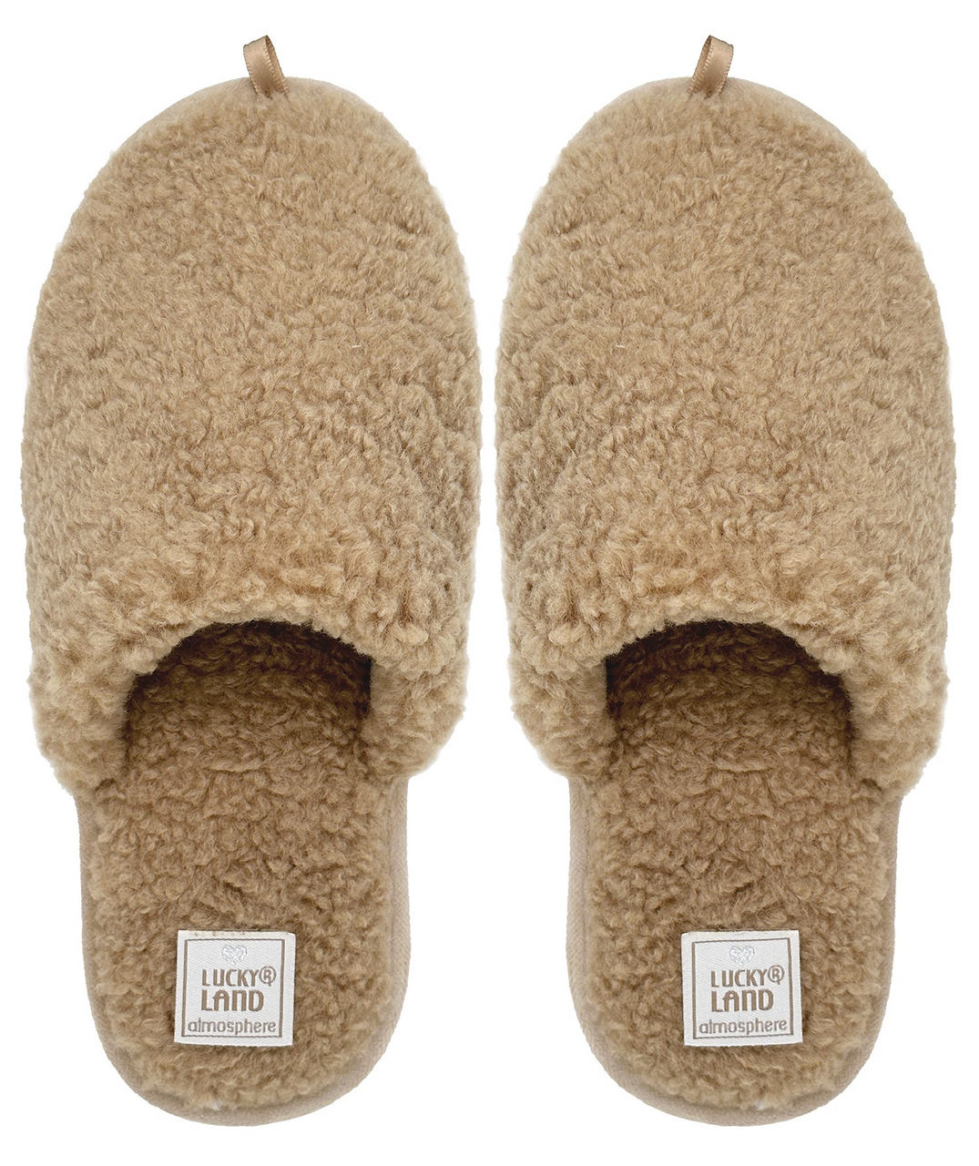 Тапочки женские Lucky Land 4783 W-CH-C закрытые букле