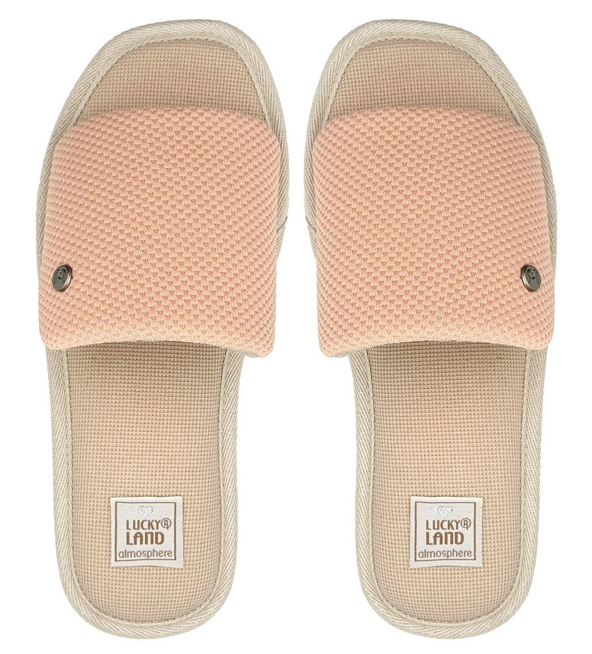 Тапочки женские Lucky Land Ромб мелкие просторы открытые