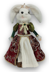 Фигура Крольчиха в красном платье, 31см