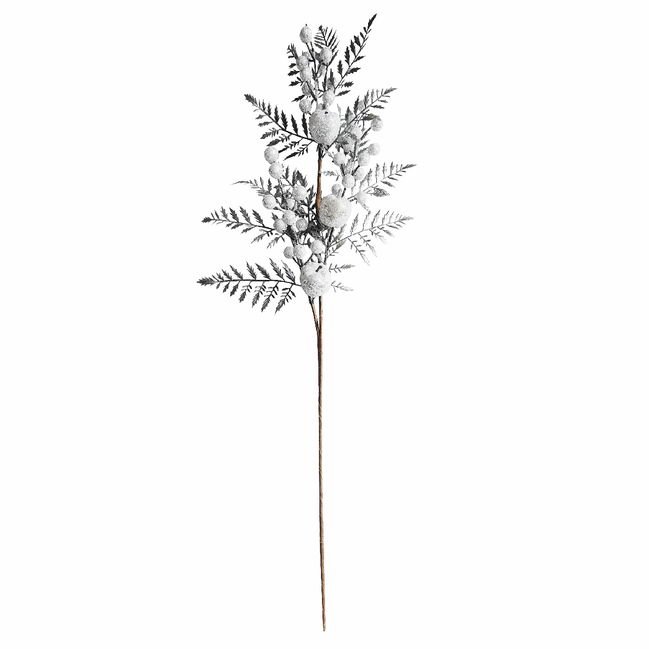 Веточка хвойная с ягодами, 65см