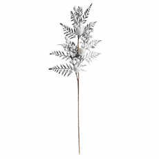 Веточка хвойная с ягодами, 65см