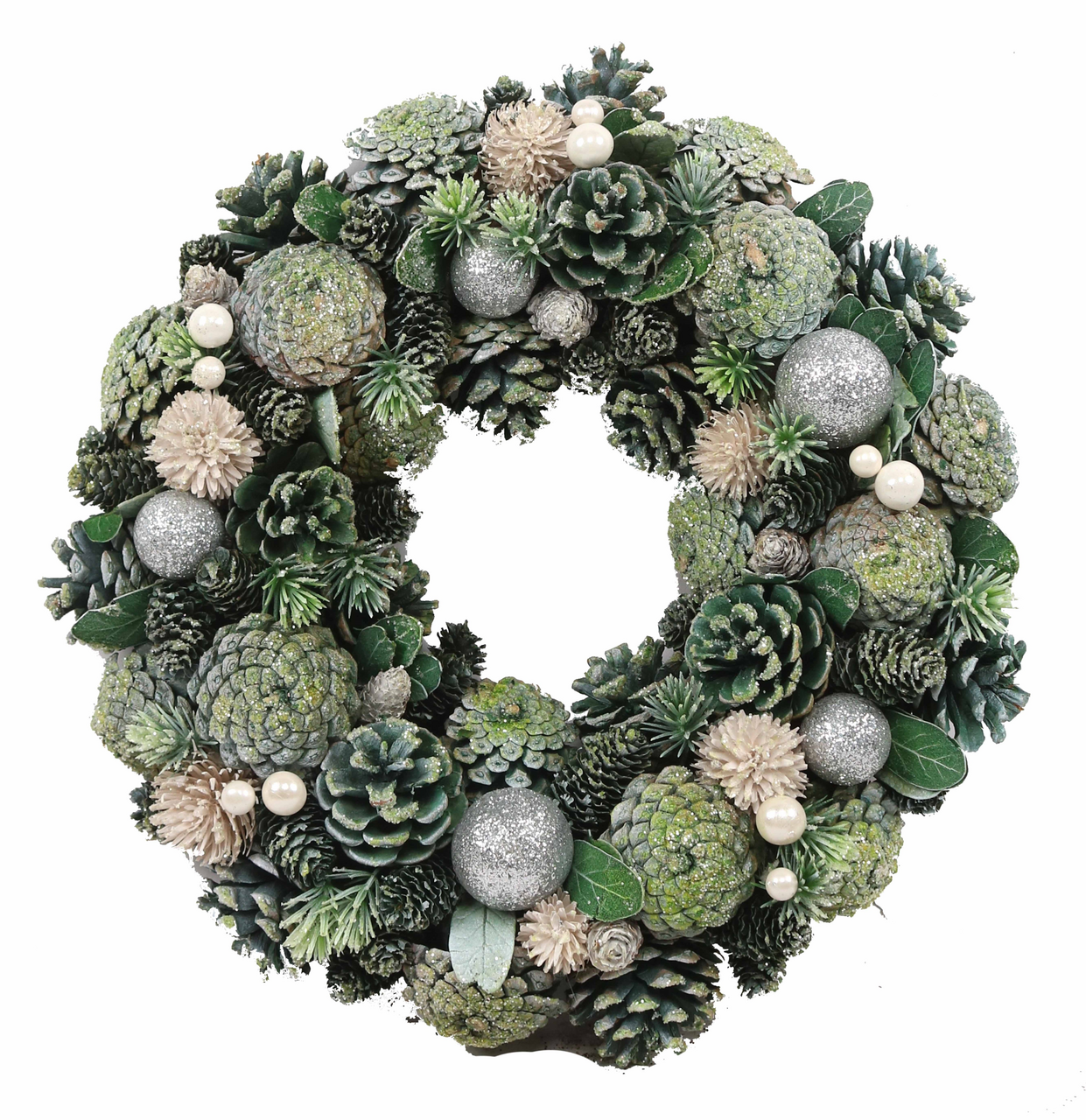 Венок зеленый, 34см