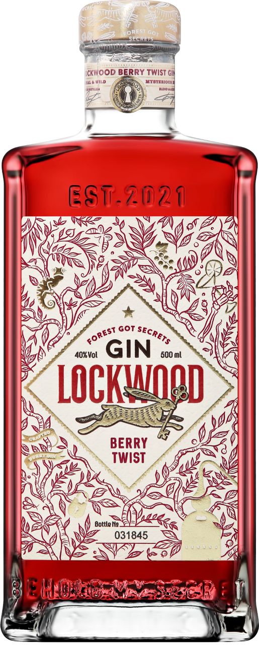 Изображение товара Джин Lockwood Berry Twist 0.5л натуральный ягодный аромат насыщенный вкус