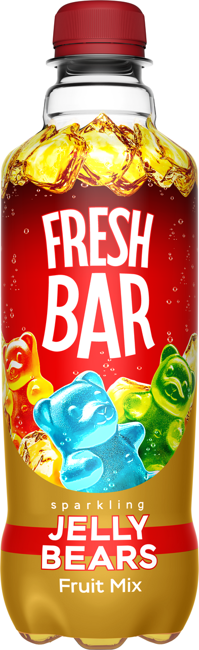 Изображение товара Газированный напиток Fresh Bar Jelly Bears 480 мл натуральный вкус мармеладных мишек