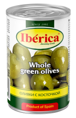 Оливки Iberica с косточкой, 420г