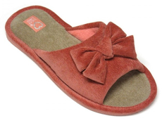 Тапочки женские Lucky Land Лисичка с ушками открытые