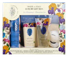 Подарочный набор La Florentina Пена для ванн 500мл + Мыло 115г + Лосьон 200мл + Гель для душа 200мл + Спонж