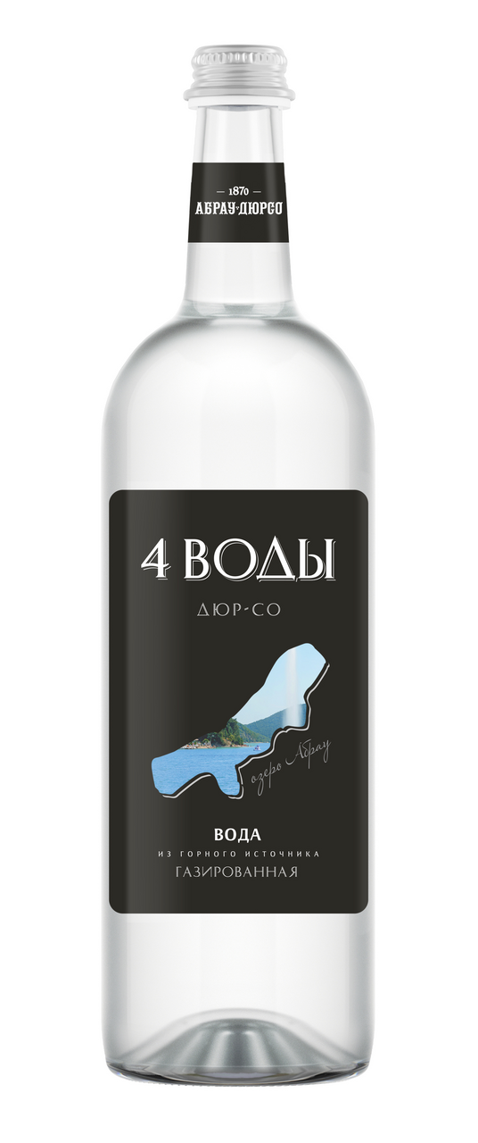 Изображение товара Вода Абрау Дюрсо 4 воды питьевая газированная, 750мл