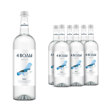 Вода Абрау Дюрсо 4 воды негазированная, 750мл x 6 шт
