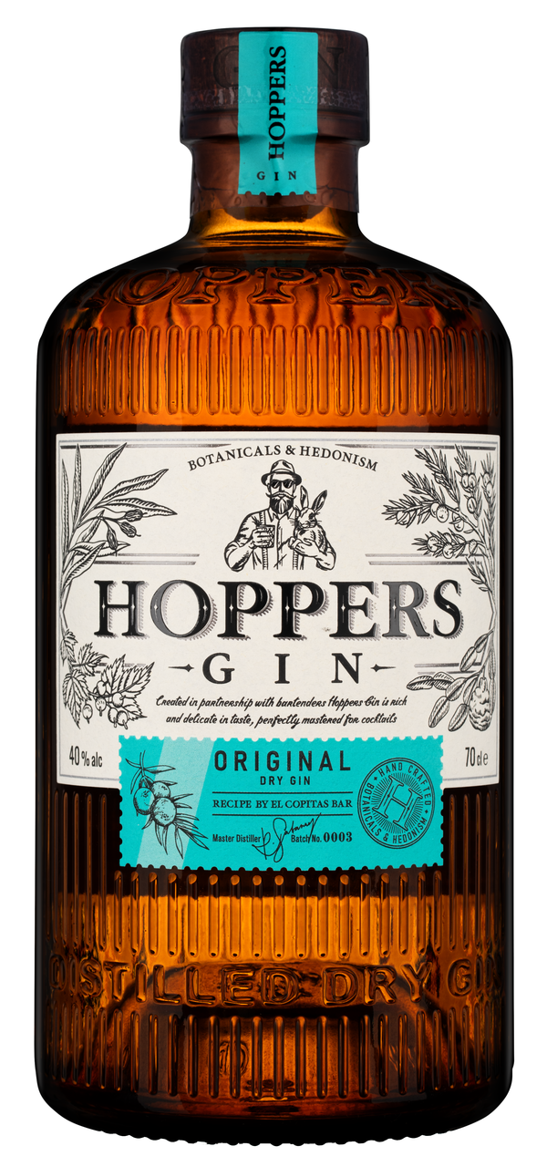 Изображение товара Джин Hoppers Original Dry 0.7л сухой классический напиток
