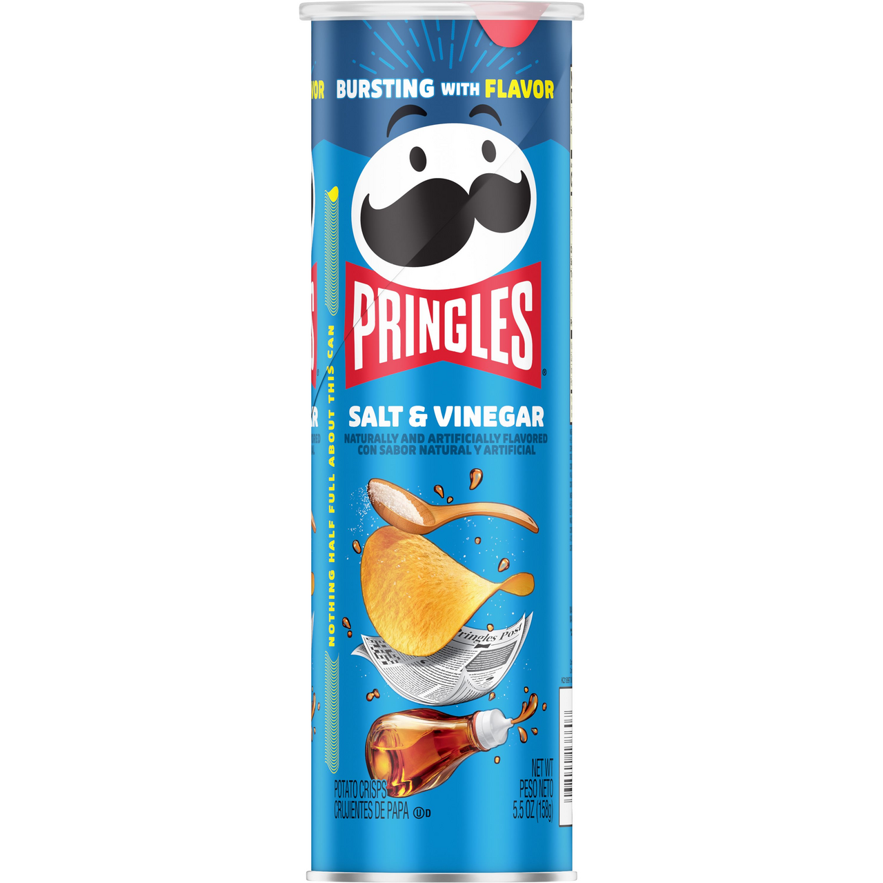 Чипсы Pringles с солью и уксусом, 165г