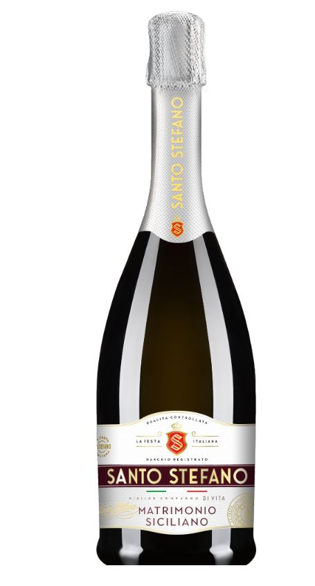 Напиток винный Santo Stefano Сицилийская свадьба белый полусладкий, 0.75л
