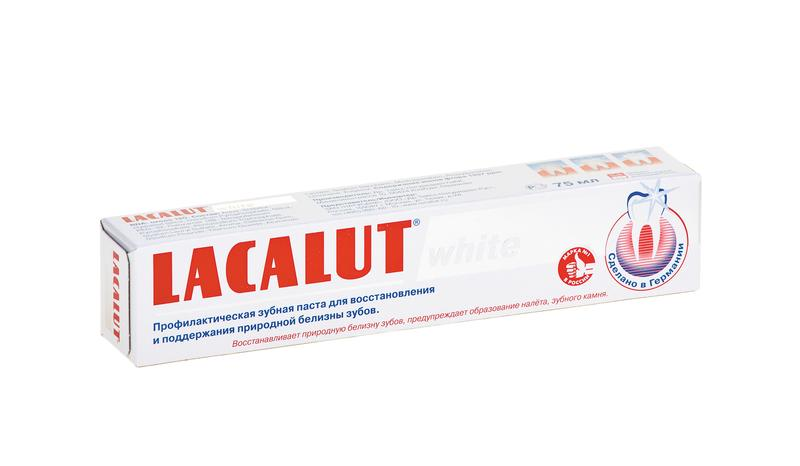 Изображение товара Зубная паста Lacalut White, 75мл