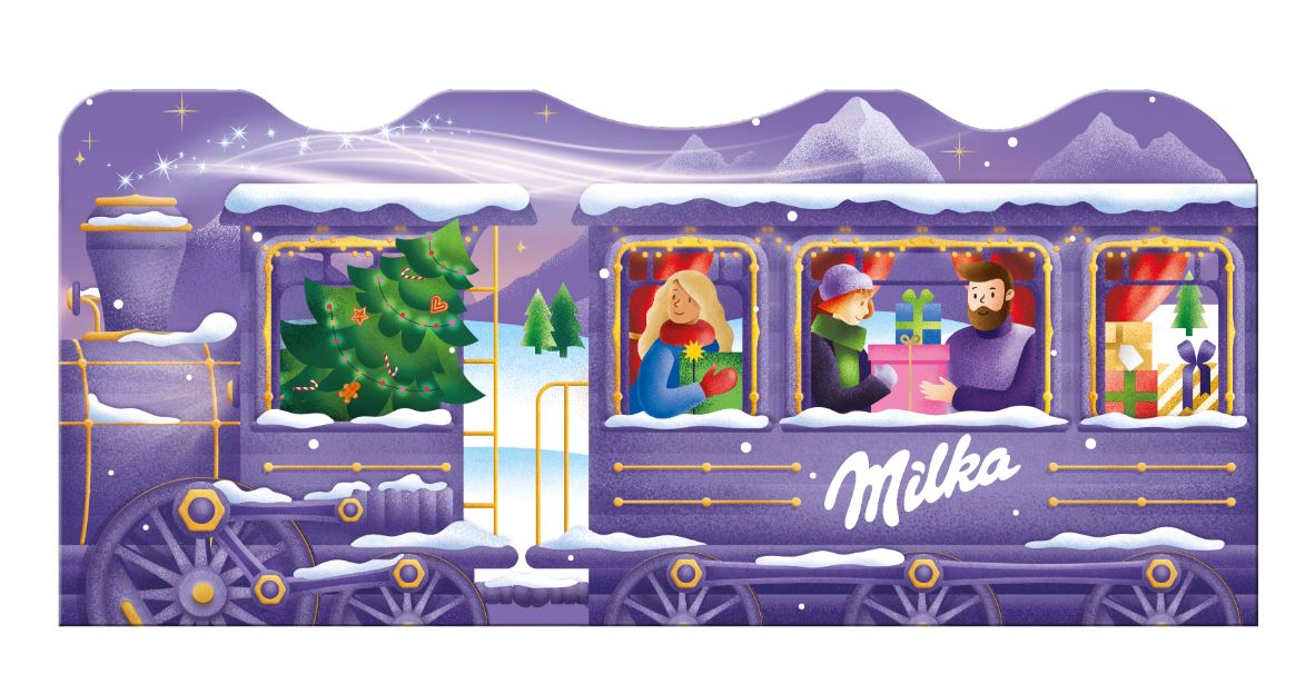 Подарок новогодний Milka Поезд, 348г купить с доставкой на дом