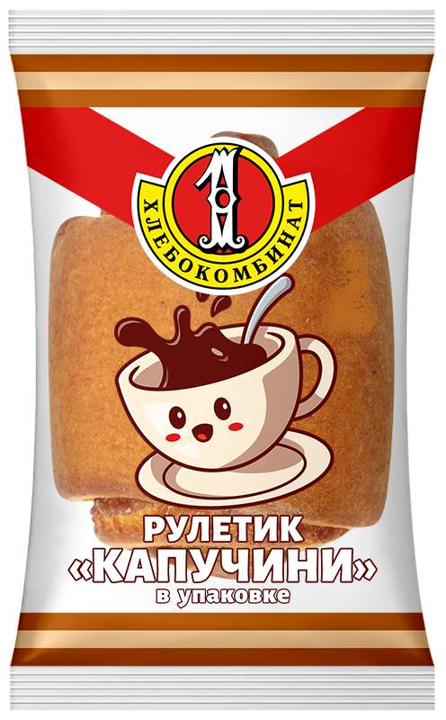 Рулетик Первый хлебокомбинат Капучини, 60г