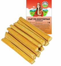 Сыр Майкопский Пз по-охотничьи копченый 45%, 76г