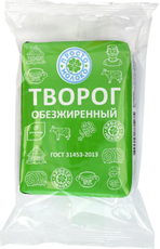 Творог Просто молоко обезжиренный ГОСТ, 180г