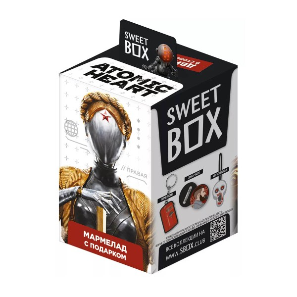 Мармелад жевательный Sweet Box Atomic Heart с игрушкой, 10г