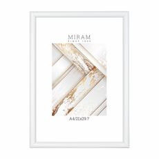 Фоторамка Мирам белая А4, 21 x 29.7см