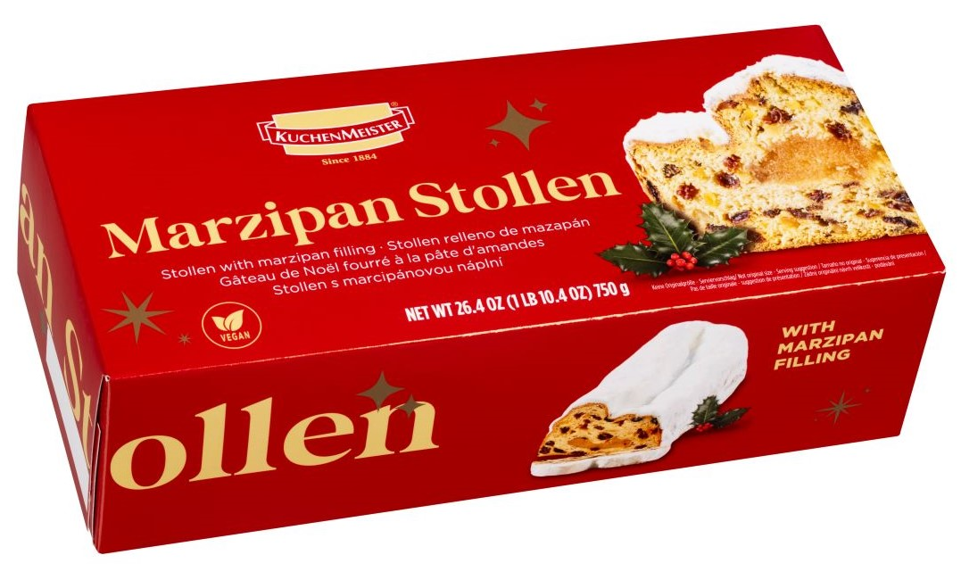 Штоллен Kuchenmeister марципан, 750г