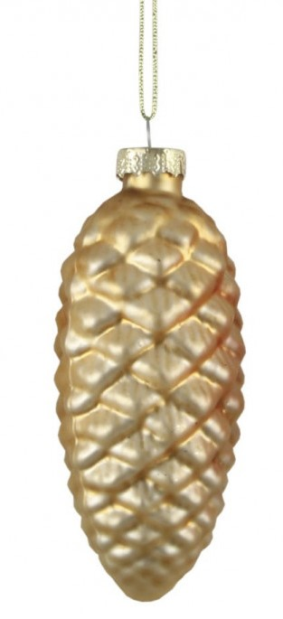 Украшение ChristmasDeLux Шишка шампань