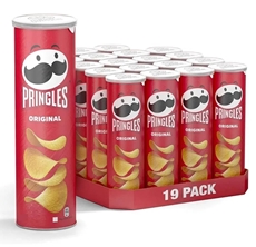 Чипсы Pringles Original картофельные, 165г x 19 шт