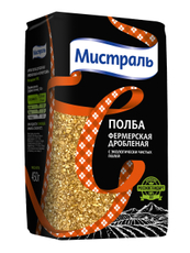 Крупа полба Мистраль Фермерская дробленая, 450г
