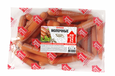 Сосиски Первый МК молочные, ~1.5кг