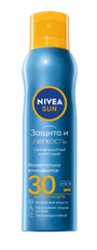 Спрей Nivea солнцезащитный сухой защита и легкость SPF30, 200мл