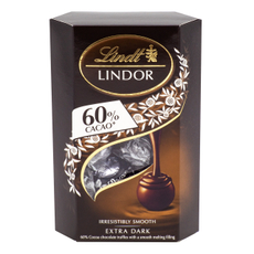 Набор конфет Lindt Lindor с горьким шоколадом 60%, 200г