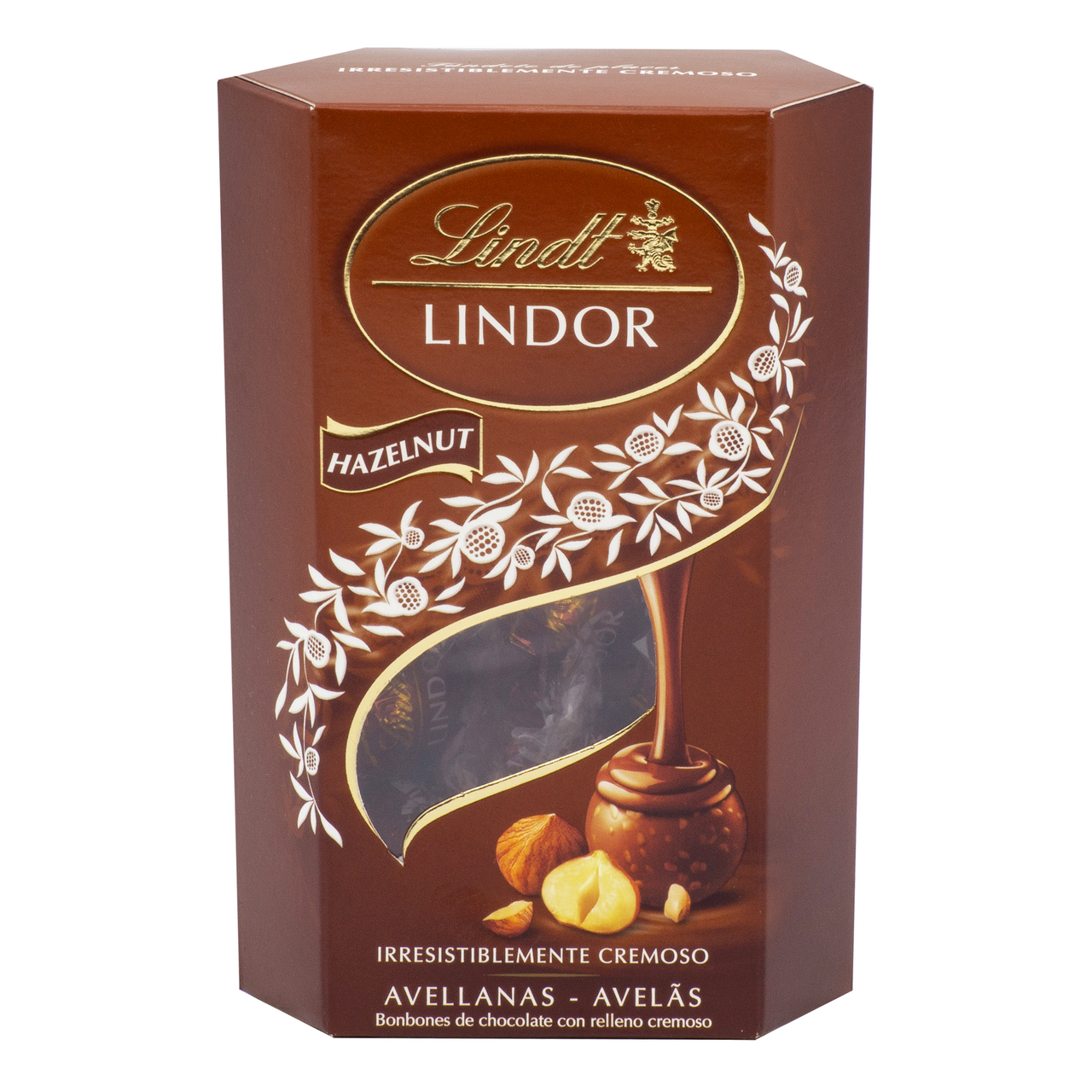 Набор конфет Lindt Lindor с молочным шоколадом и фундуком, 200г