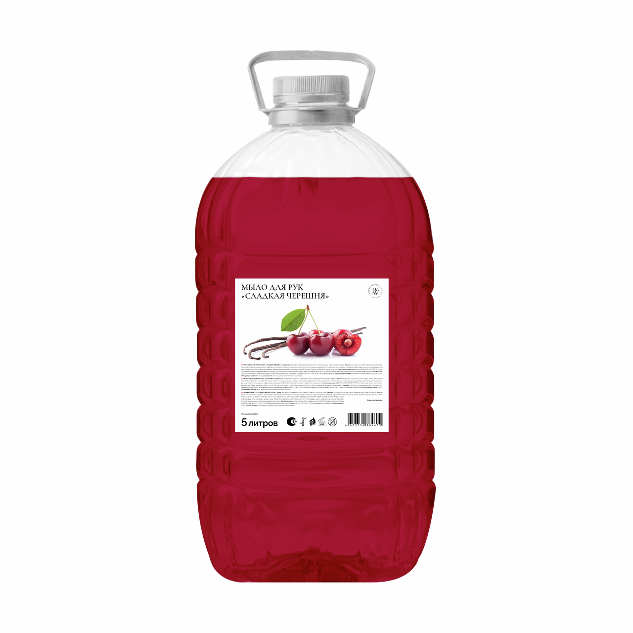 Мыло жидкое Power White Сладкая черешня, 5л