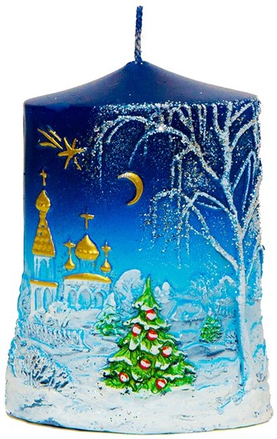 Свеча новогодняя малая